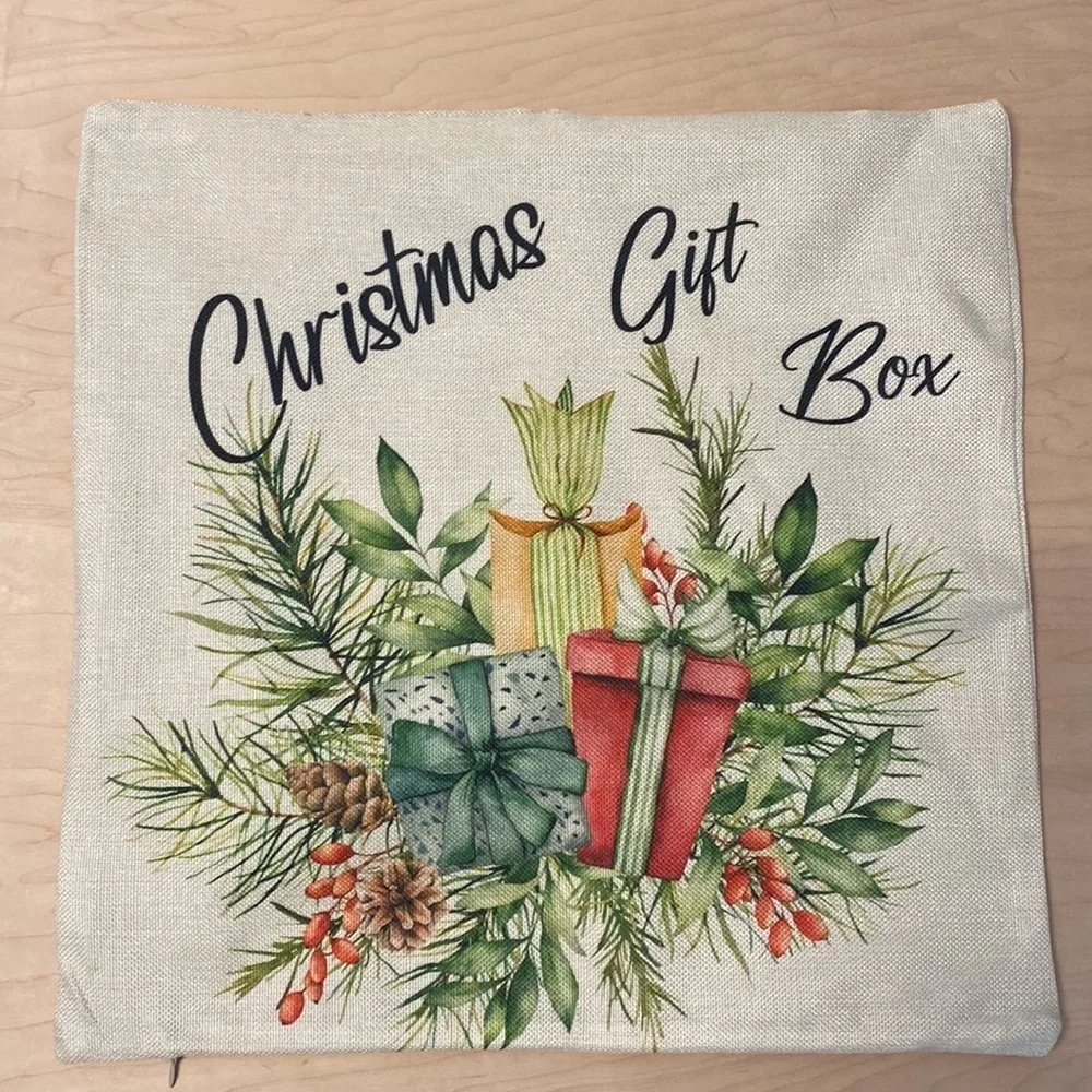Christmas Pillow Covers 18x18, Farmhouse Christmas Decor